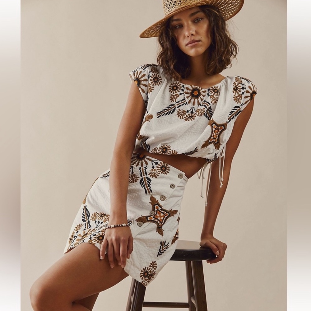 NEW Free People Sardinia Sun Mini Dress